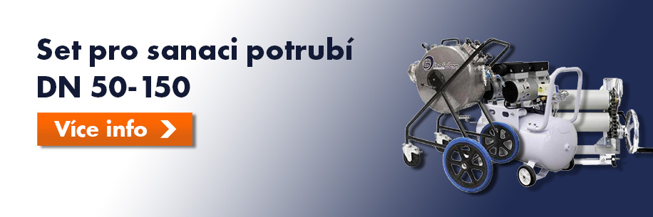 Set pro sanaci potrubí dn 50-150